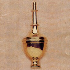 brass finial