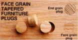 Face Grain Plugs