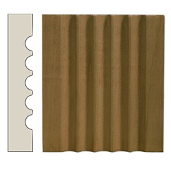 Decorative Fluted Moulding